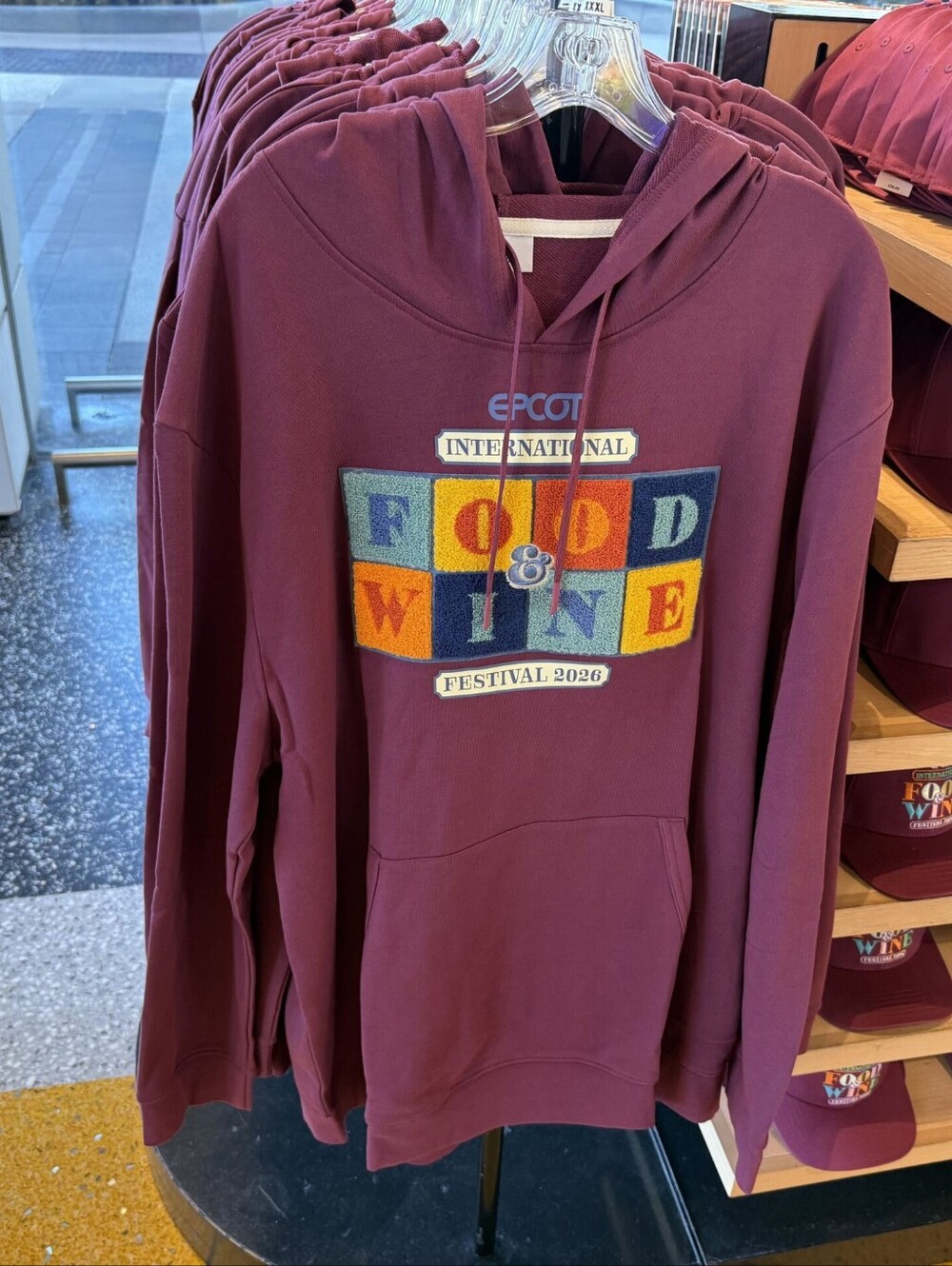 2026 Disney Parks Food And Wine Festival Pullover Hoodie Unisex